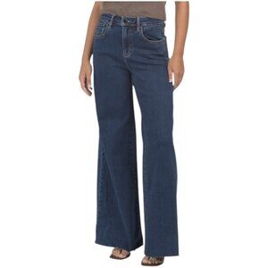 RISEN High Rise Wide Leg Palazzo Jeans